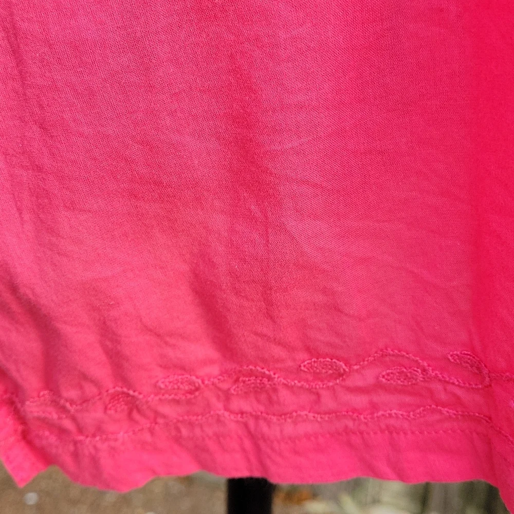 Liz Lange 100% Cotton Embroidered Maternity Top